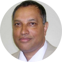 Dr Barry Kistnasamy (white)